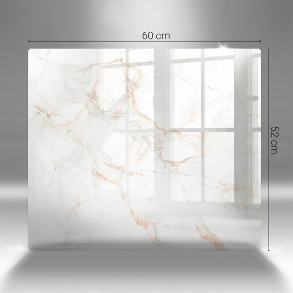 Skleněný tácek pod svíčku Elegantní mramorový kámen ppz-00088372