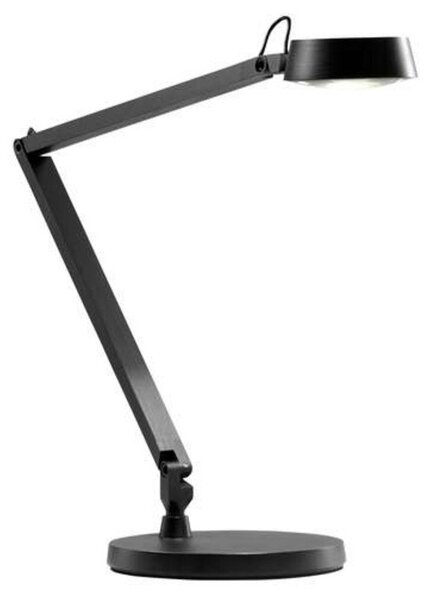 Stolní lampa LIGHT-POINT, stmívatelné, Černá, Obývací pokoj, Hliník