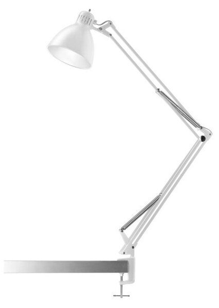 Stolní lampa NORDIC LIVING, Bílá, Pracovna, Hliník