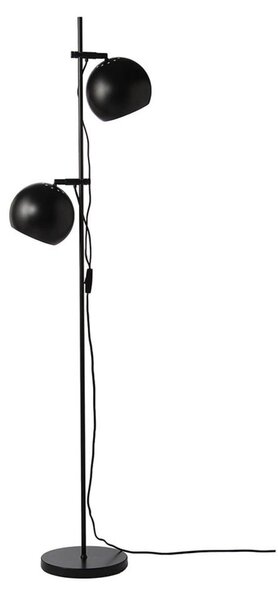 Stojací Lampa FRANDSEN, Černá, Obývací pokoj, Kov