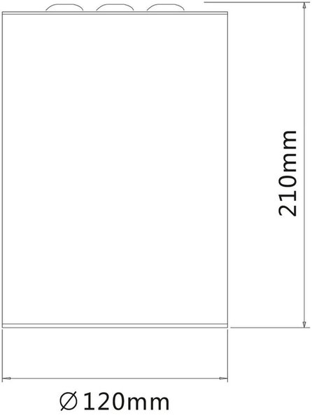 IMPR 348063 Stropní svítidlo Luna 40 matná bílá 3000K 40W - DEKOLIGHT