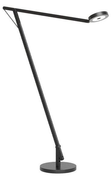 Stojací Lampa Rotaliana, stmívatelné, Černá, Obývací pokoj, Hliník