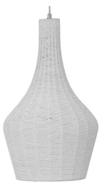 Závěsná svítidlo Bloomingville, Bílá, Obývací pokoj, Tkanina / Textil