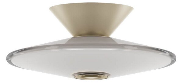 Stropní Lampa LOOM DESIGN, Solene, stmívatelné, Béžová, Obývací pokoj, Sklo, Moderní