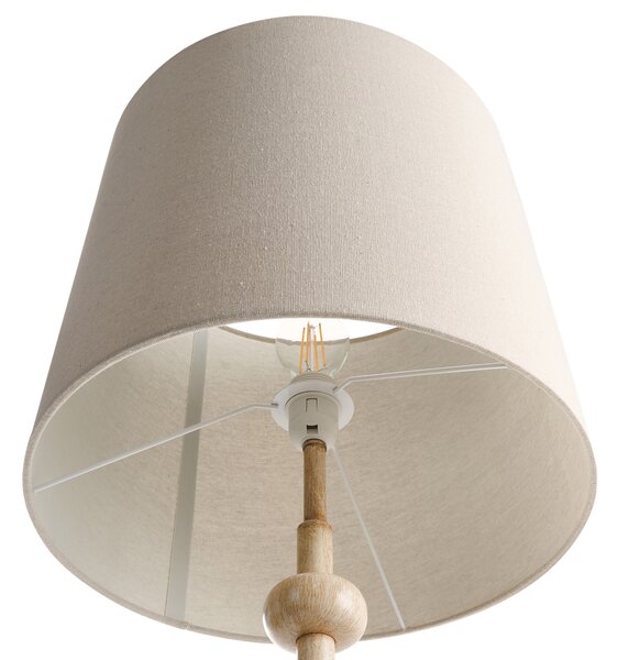 Stojací lampa KRIOS Kov Světle hnědá