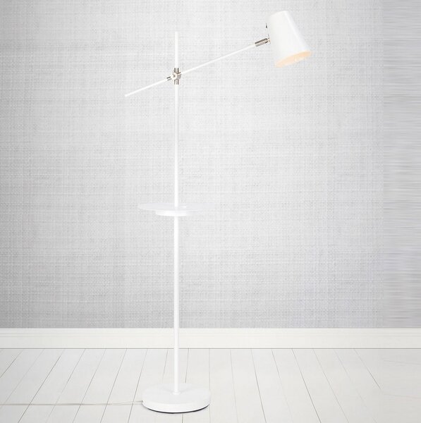 Stojací Lampa Markslöjd, Linear, Bílá, Obývací pokoj, Kov, Skandinávský