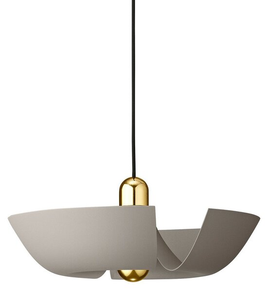 Závěsná svítidlo AYTM, Cycnus, stmívatelné, Šedá, Obývací pokoj, Hliník, Design