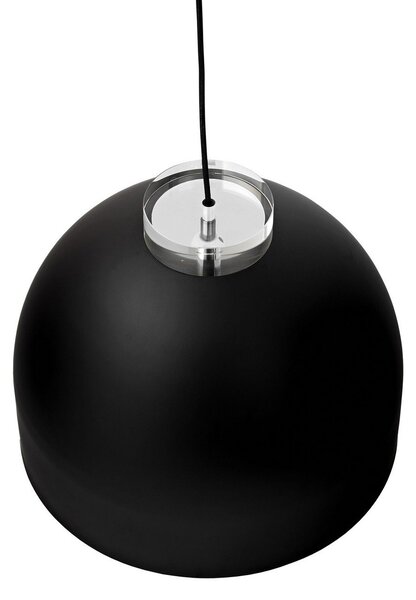 Závěsná svítidlo AYTM, Luceo, stmívatelné, Černá, Obývací pokoj, Kov, Design