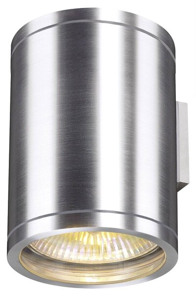LA 1000334 ROX WALL OUT UP/DOWN QPAR11 venkovní nástěnné svítidlo kartáčovaný hliník max. 2x50W IP44 - BIG WHITE (SLV)