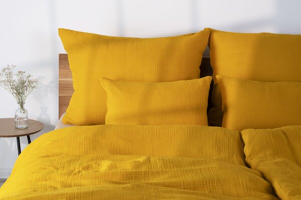 DARRÉ Celoroční mušelínové povlečení Honey - GOTS Velikost: 140 x 200 + 70 x 90