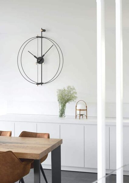 Designové hodiny Nomon Barcelona Premium black-black 81cm