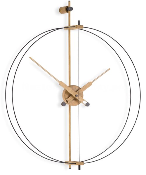 Designové hodiny Nomon Barcelona Premium Black-Oak 81cm