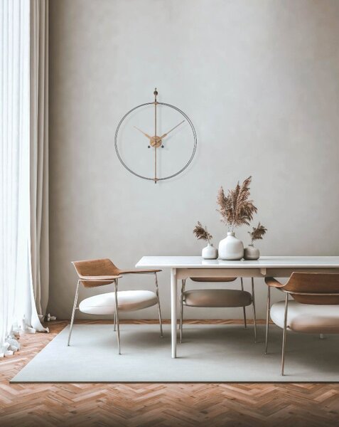 Designové hodiny Nomon Barcelona Premium Black-Oak 81cm