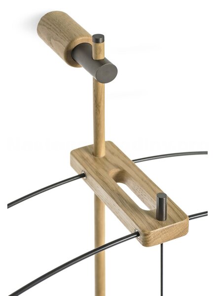 Designové hodiny Nomon Barcelona Premium Black-Oak 81cm