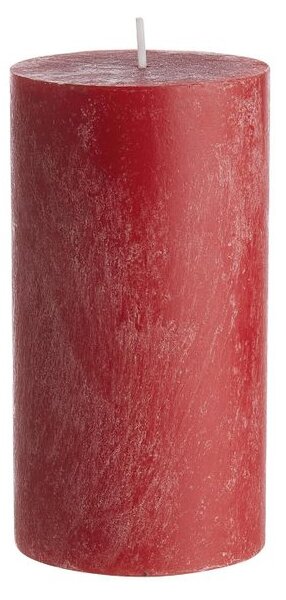 RUSTIC Svíčka 13 cm - červená