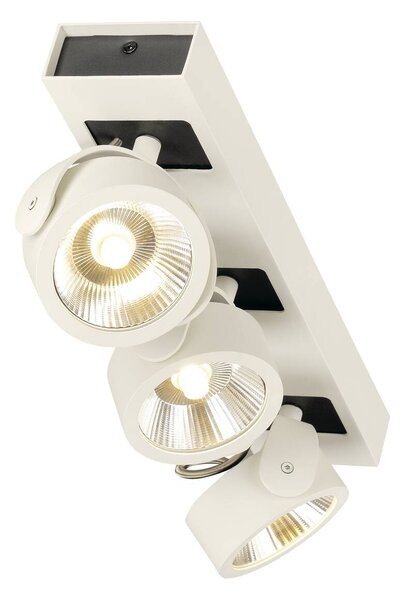 LA 1000132 KALU nástěnné a stropní svítidlo 3x LED 3000K bílé/černé 60° - BIG WHITE (SLV)