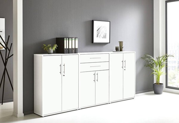 SKŘÍŇ NA ŠANONY, bílá, 253,2/113,6/33 cm MID.YOU - Online Only kancelářský nábytek, Online Only
