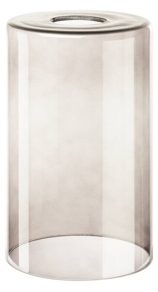LA 1000773 FENDA skleněné stínítko kouřové sklo - BIG WHITE (SLV)