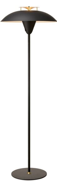 Stojací Lampa Halo Design, STEPP, Černá, Obývací pokoj, Kov, Skandinávský