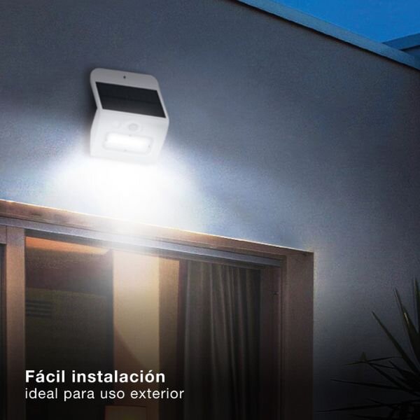 Solární LED reflektor Egoda 3W 350lm s pohybovým čidlem CCT IP54 bílý, 3 roky záruka