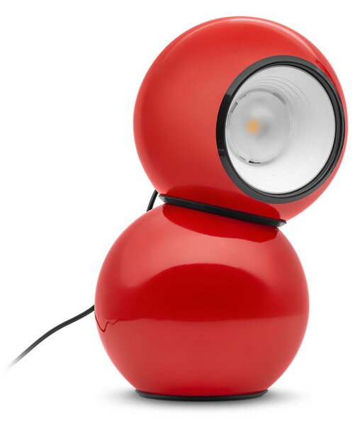 Stolní lampa Stilnovo, Gravitino, stmívatelné, Červená, Obývací pokoj, Kov, Design
