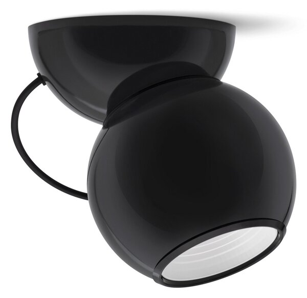 Stropní Lampa Stilnovo, Gravitino, stmívatelné, Černá, Obývací pokoj, Kov, Design