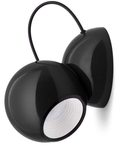 Nástěnná Svítidla Stilnovo, Gravitino, stmívatelné, Černá, Obývací pokoj, Kov, Design