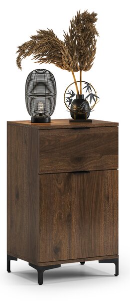 Mazzoni Komoda LANA K-50S Elegantní Ořech – STOJÍCÍ SKŘÍŇKA SE ZÁSUVKOU
