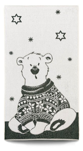 Ručník Veba ZARA Lední medvěd ve svetru zelená Velikost: 35x50 cm
