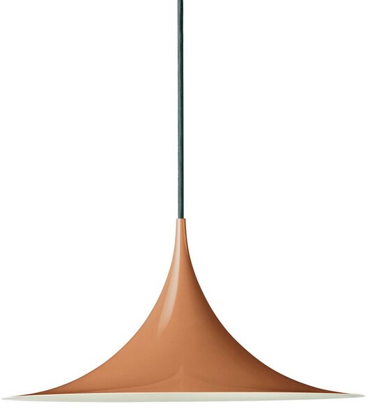 Závěsná svítidlo GUBI, Semi, stmívatelné, Hnědá / Rezavá, Obývací pokoj, Kov, Design