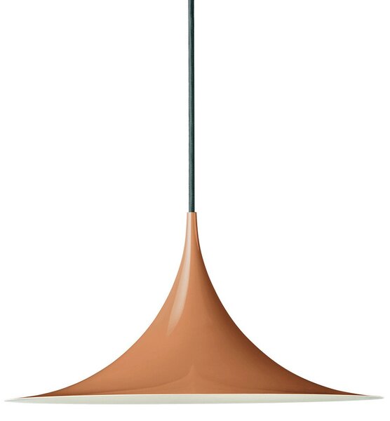 Závěsná svítidlo GUBI, Semi, stmívatelné, Hnědá / Rezavá, Obývací pokoj, Kov, Design