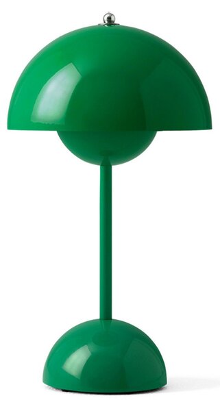 Stolní lampa &Tradition, Flowerpot VP3, Zelená, Obývací pokoj, Kov, Design