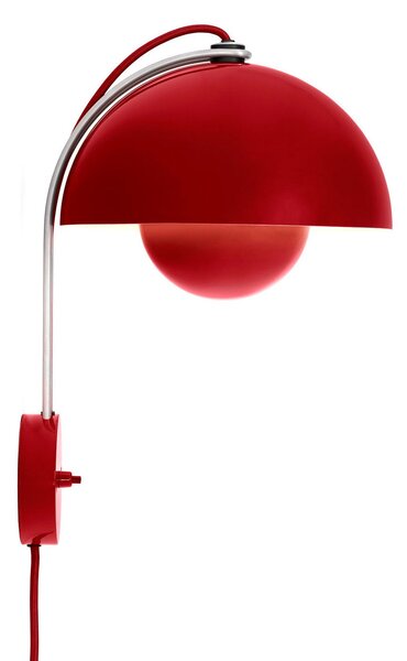 Nástěnná Svítidla &Tradition, Flowerpot VP8, Červená, Obývací pokoj, Kov, Design