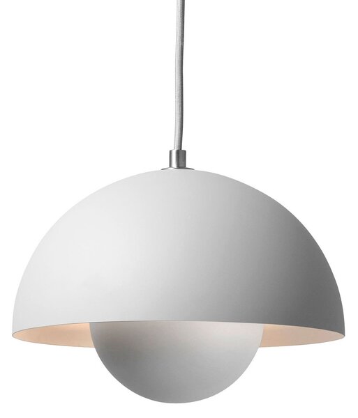 Závěsná svítidlo &Tradition, Flowerpot VP1, stmívatelné, Šedá, Obývací pokoj, Kov, Design