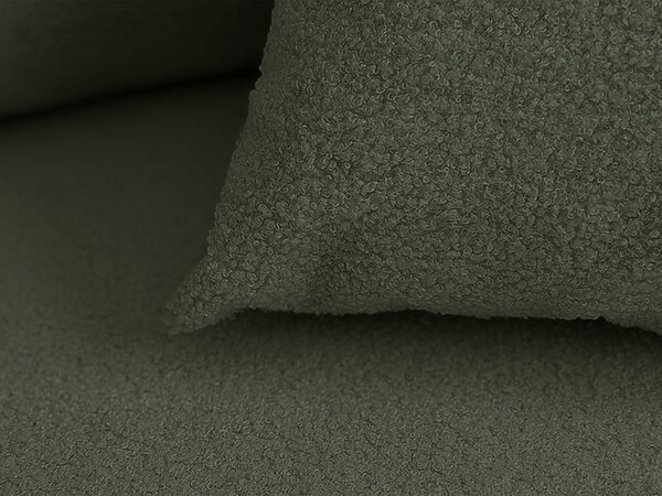 Rozkládací oboustranná sedací souprava do L SMART BOUCLE 232x143 cm, tmavě zelená
