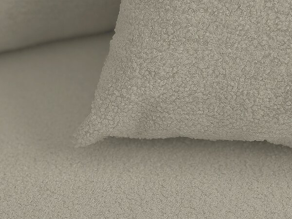 Rozkládací oboustranná sedací souprava do L SMART BOUCLE 232x143 cm, šedobéžová