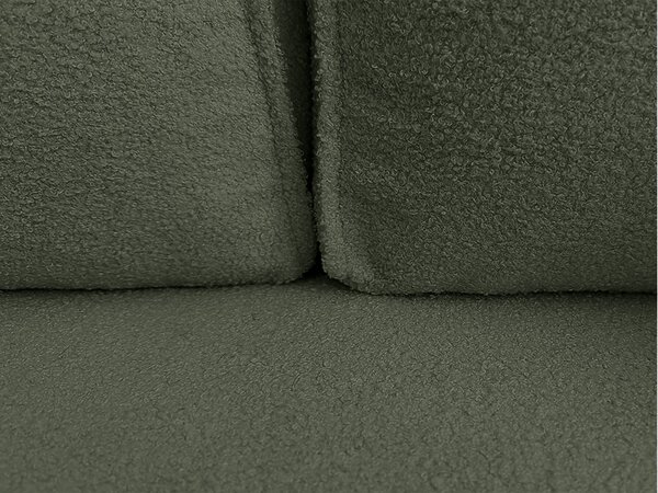 Rozkládací oboustranná sedací souprava do L SMART BOUCLE 232x143 cm, tmavě zelená