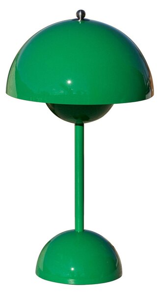 Stolní lampa &Tradition, Flowerpot VP9, stmívatelné, Zelená, Obývací pokoj, Plast, Design