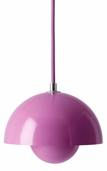 Závěsná svítidlo &Tradition, Flowerpot VP10, stmívatelné, Pudrová, Obývací pokoj, Kov, Design