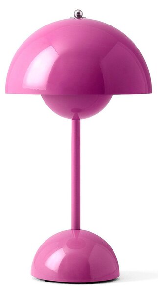 Stolní lampa &Tradition, Flowerpot VP9, stmívatelné, Pudrová, Obývací pokoj, Plast, Design