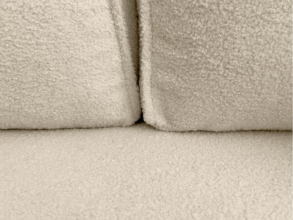 Rozkládací oboustranná sedací souprava do L SMART BOUCLE 232x143 cm, krémová