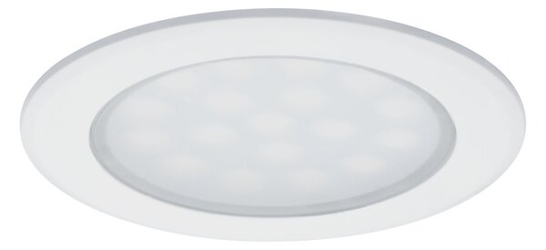 P 99921 LED nábytkové vestavné svítidlo kruhové 2ks sada 2x2,5W bílá mat - PAULMANN
