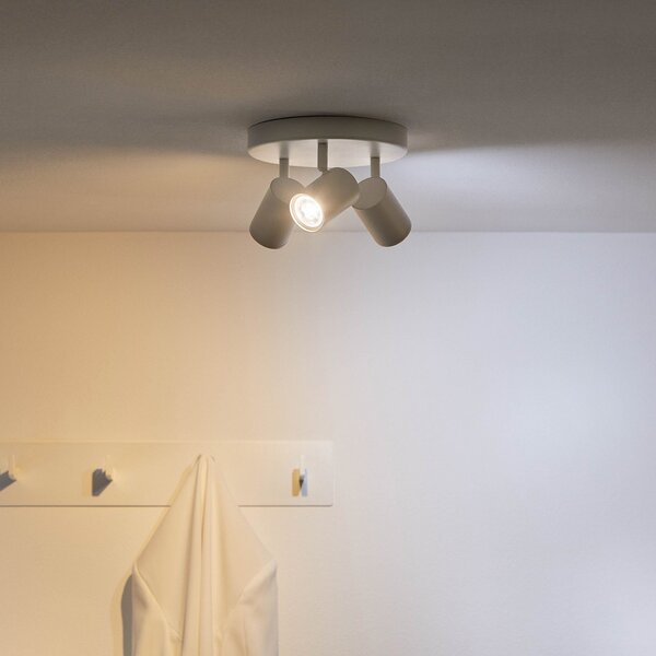 Stropní Lampa WiZ, Imageo, stmívatelné, Bílá, Chodba, Hliník, Moderní