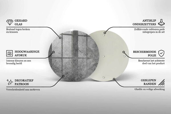 Tácek pod svíčku Textura betonového kamene ppzo-00027443