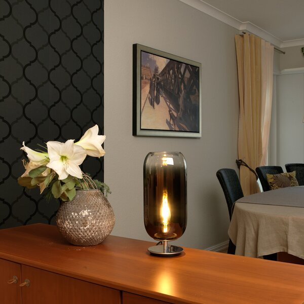Stolní lampa Artemide, Gople Mini, Bronzová / starobylá mosaz, Obývací pokoj, Sklo, Design
