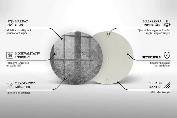 Tácek pod svíčku Textura betonového kamene ppzo-00027443
