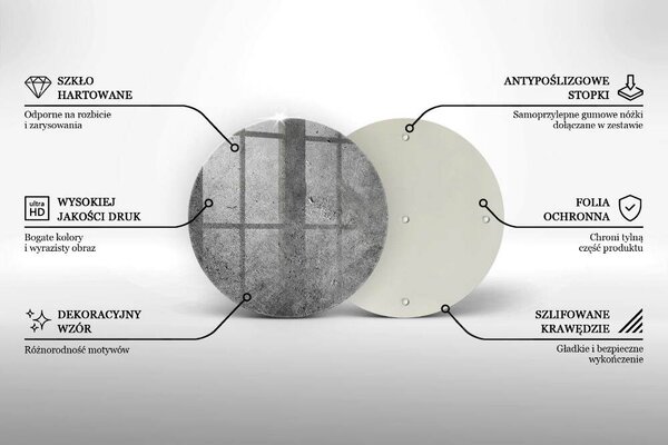 Tácek pod svíčku Textura betonového kamene ppzo-00027443