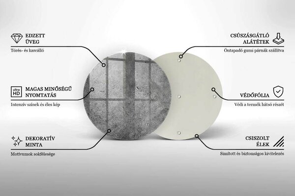 Tácek pod svíčku Textura betonového kamene ppzo-00027443