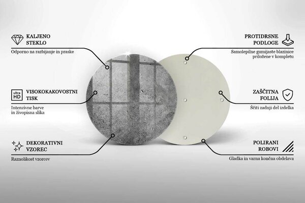 Tácek pod svíčku Textura betonového kamene ppzo-00027443