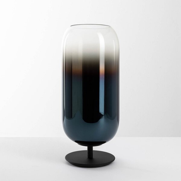 Stolní lampa Artemide, Gople Mini, Modrá, Obývací pokoj, Sklo, Design